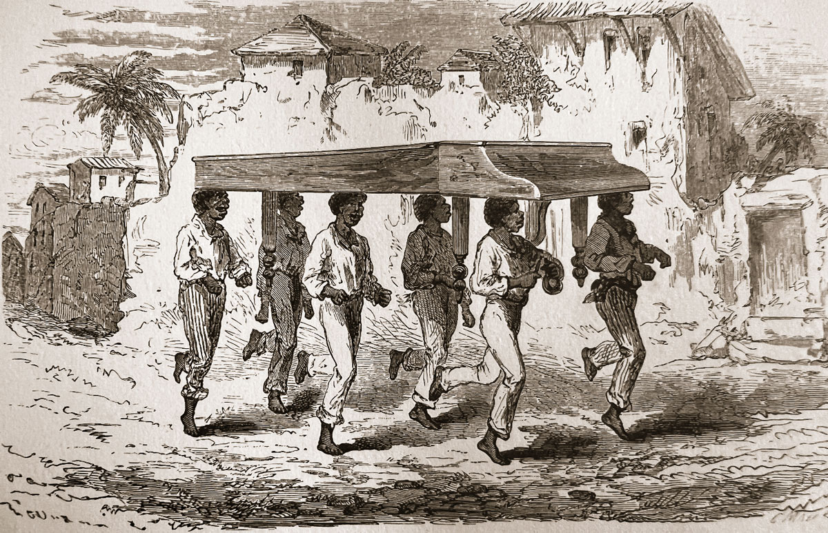 Gravure p. 91 de « Deux années au Brésil », François-Auguste Biard, L. Hachette (Paris), 1862