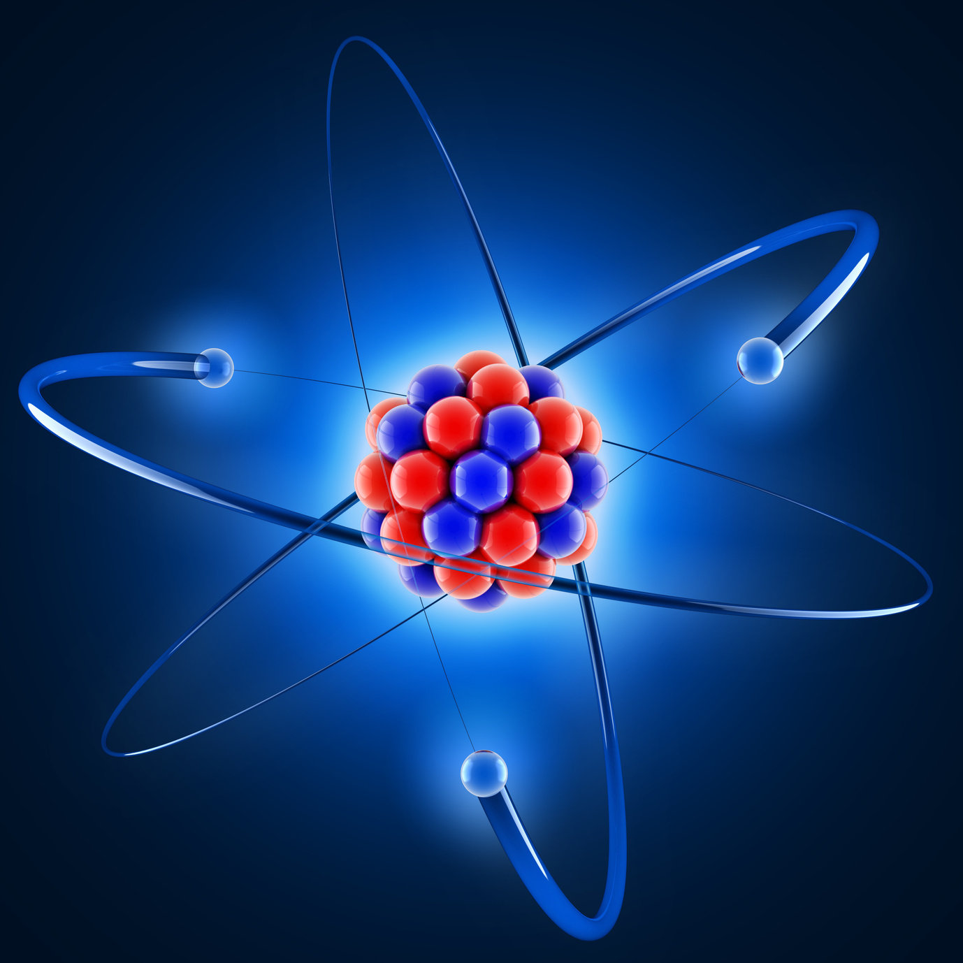 Reconstitution en 3D du noyau d'un atome