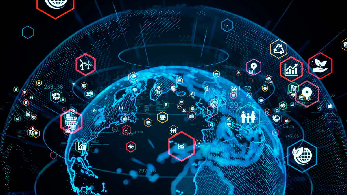 illustration concept de technologie environnementale