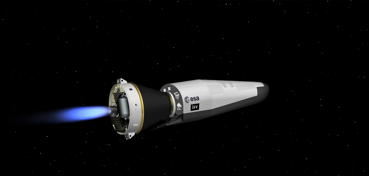 Le véhicule IXV en vol suborbital 