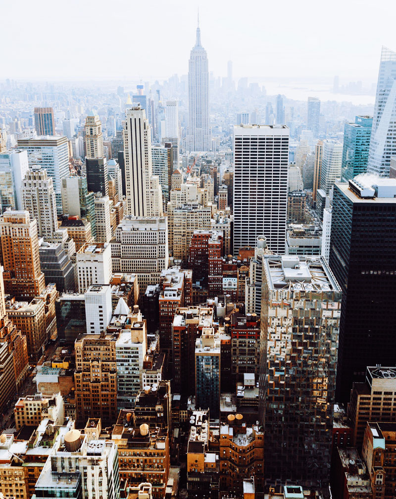 Vue aérienne de New York © Zach Miles sur Unsplash