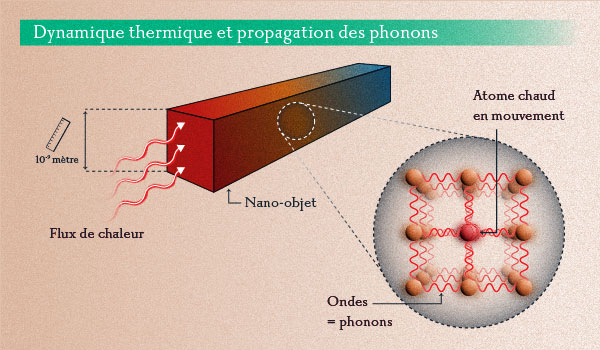 Dynamique thermique et propagation des phonons © Emilie Josse
