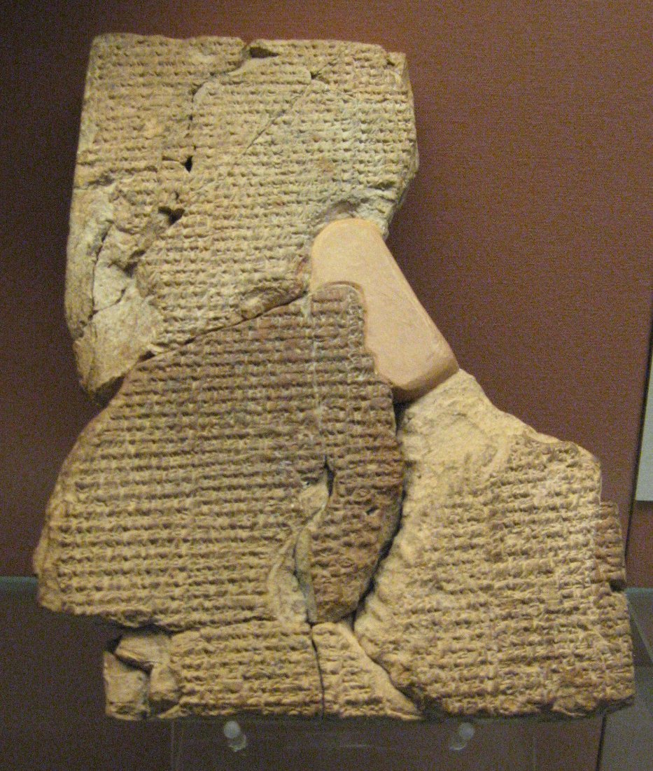 Tablette de l’épopée d’Atrahasîs conservée au British Museum. © Jack1956 / Wikimedia commons
