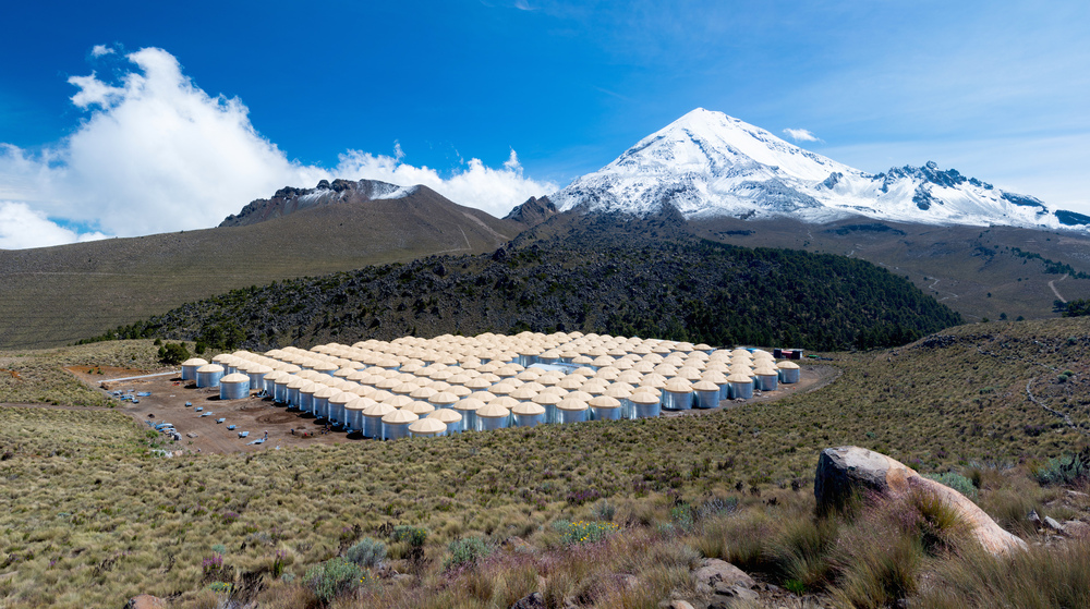 Le High Altitude Water Cherenkov Experiment est un observatoire de rayons gamma et de rayons cosmiques de très hautes énergies au Mexique. © Jordanagoodman CC BY-SA 4.0 