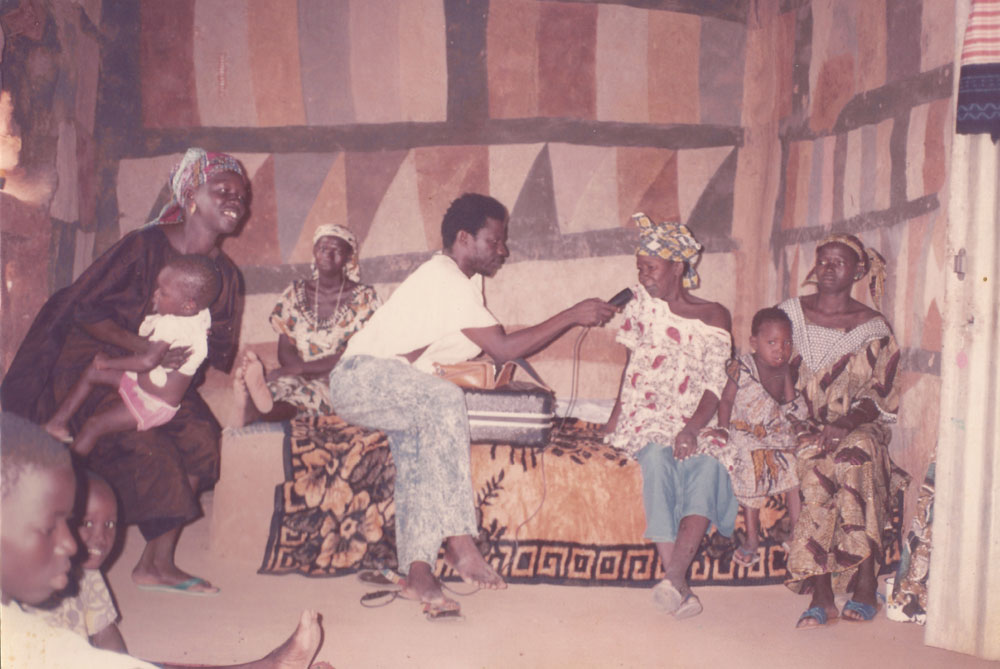 Demba Traoré, animateur de la RRK vers 1989. Coll. photo RRK