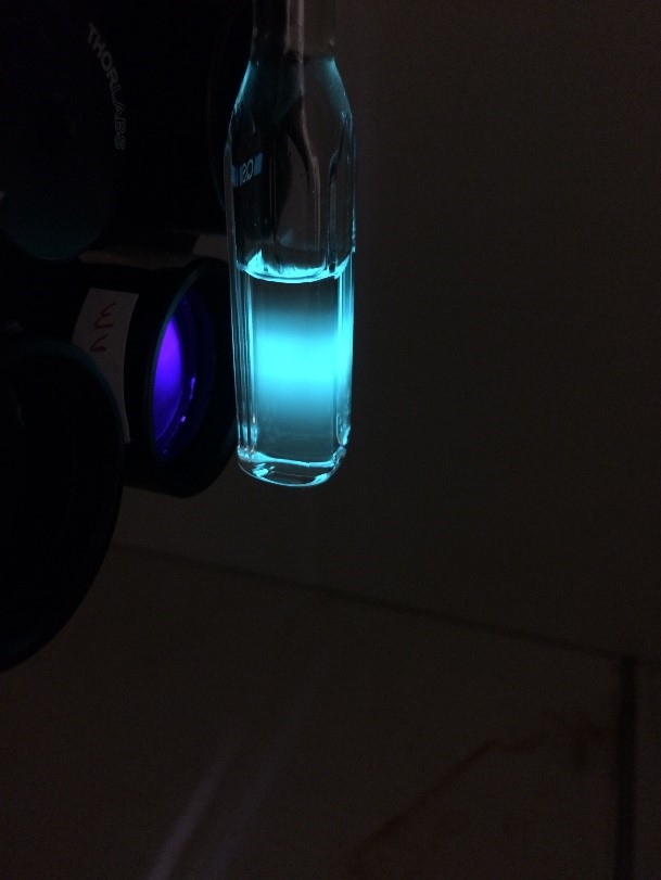 Photoluminescence linéaire  © Julien Boixel/ISCR