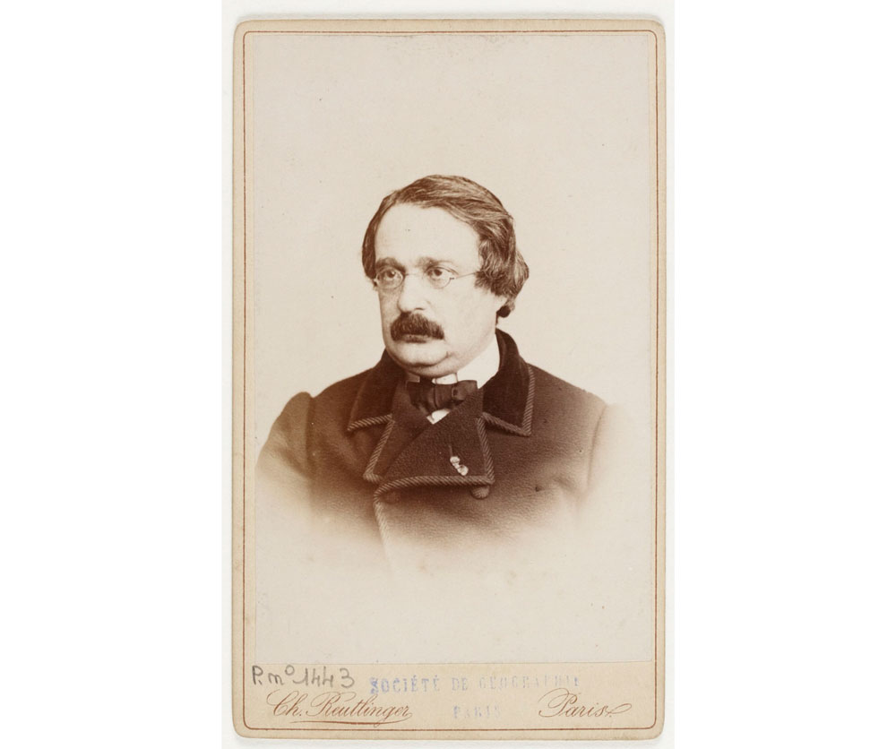 ules Oppert (peut-être à la fin des années 1850), par Carl Reutlinger (Archives de la Société de géographie / source gallica.bnf.fr/BnF)