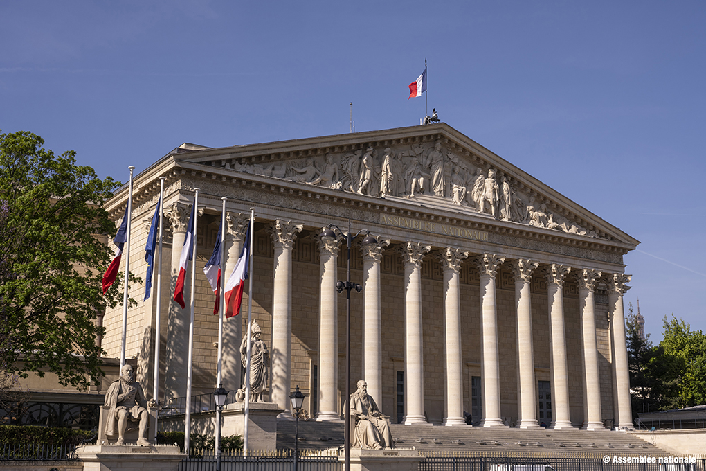 La colonnade © Assemblée Nationale