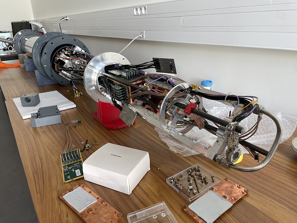 L’instrument WISArD sera installé au CERN au printemps 2024 pour observer la désintégration de l’Argon 32 et tenter d’observer des courants faibles exotiques. © Alexandre Gyre