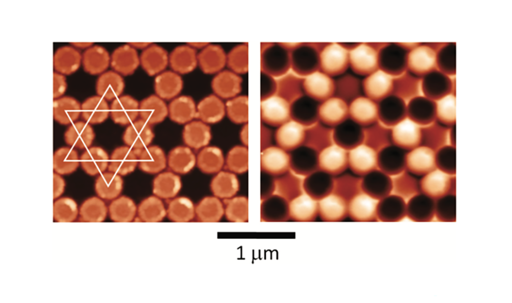 Réseau de nano-disques magnétiques formant un liquide de spin 