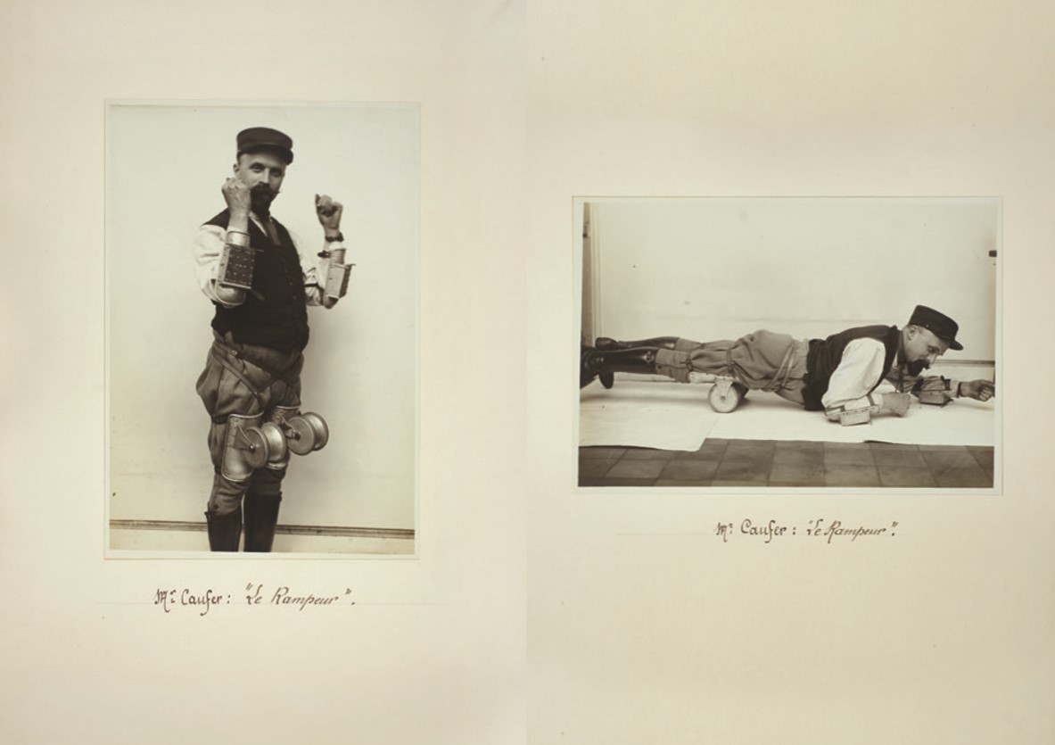Le rampeur de monsieur Caufer, 1917-1918, tirage gélatino-argentique, Archives nationales (France), 398AP/38