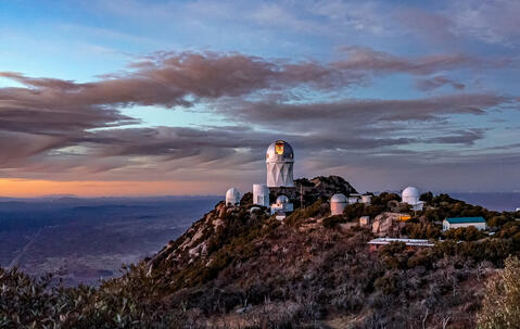 Kitt Peak National Observatory, in Tucson, Arizona, États-Unis 
