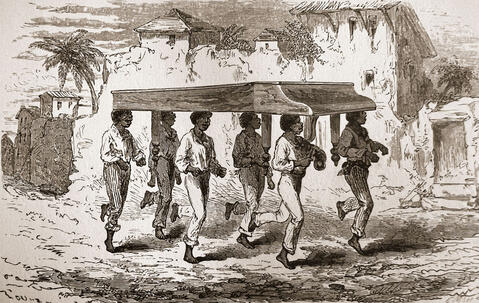 Gravure p. 91 de « Deux années au Brésil », François-Auguste Biard, L. Hachette (Paris), 1862