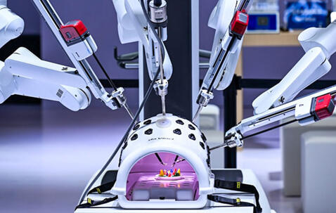 High tech Da Vinci surgical system