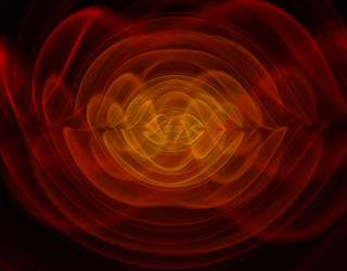 Simulation d'une onde gravitationnelle