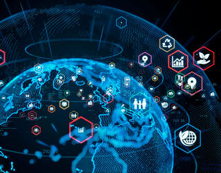 illustration concept de technologie environnementale