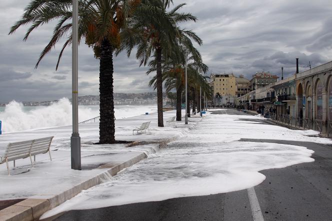 Tempête à Nice en 2011