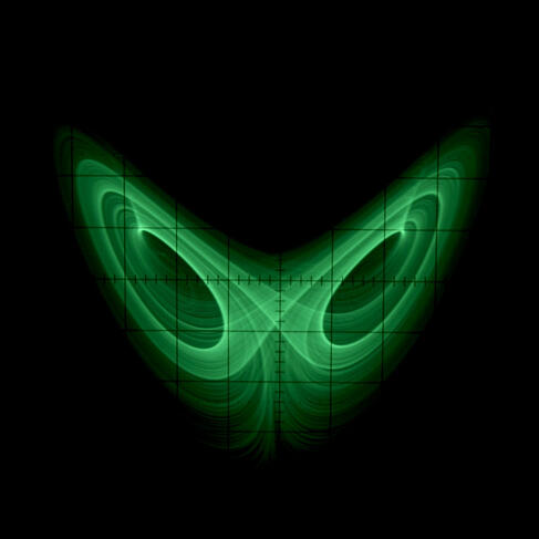  Attracteur de Lorenz sur ordinateur analogique et oscilloscope