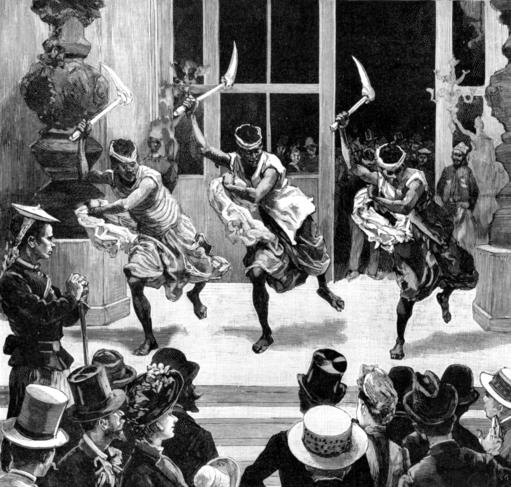 Danse kanake, Exposition universelle de 1889, Paris