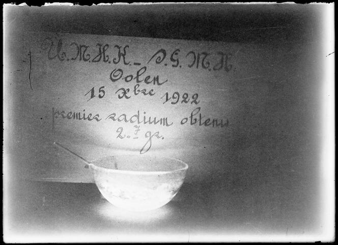coupelle 1922 © Musée Curie (collection ACJC)