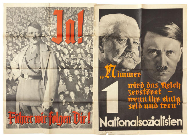 ©Interfoto / Akg-Images Affiches 1933 © Interfoto / Akg-Images