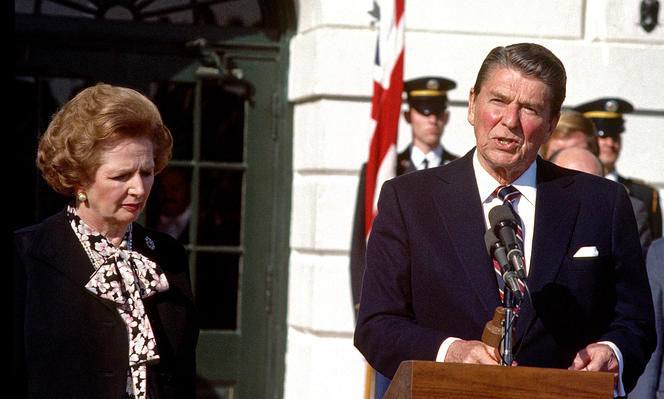 Rencontre entre Margaret Thatcher et Ronald Reagan