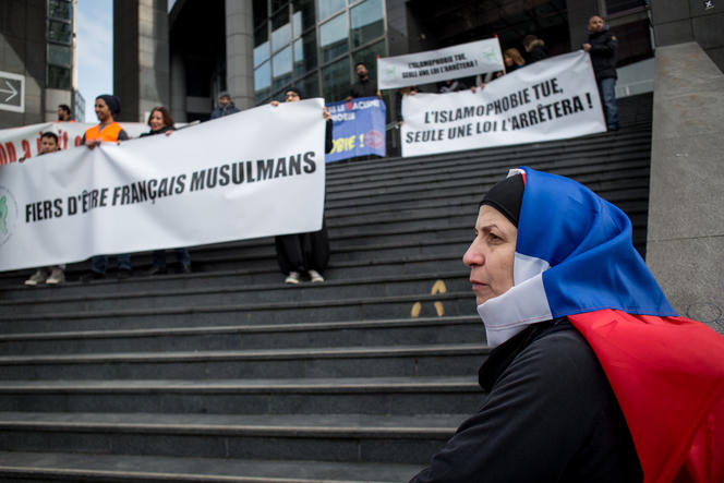 Marche contre l'islamophobie à Bastille.