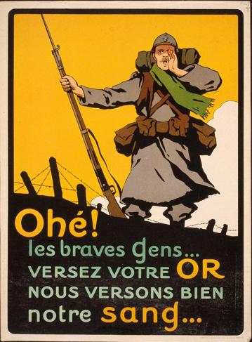 Affiche française de propagande, Première Guerre mondiale