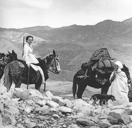 Germaine Tillion, photographiée en 1935 en Algérie.