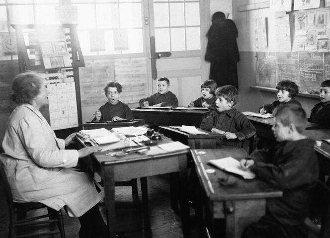 École des sourds-muets d’Asnières, 1930 © Keystone-France / Gamma Rapho
