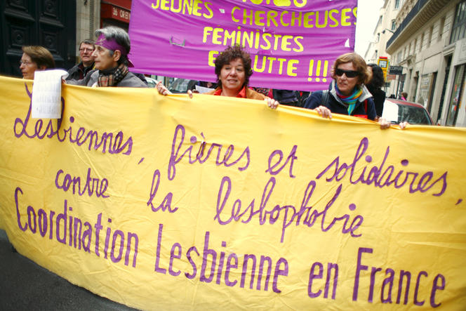 Manifestation pour la Journée internationale des femmes