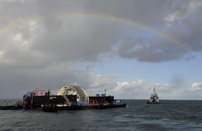 ©G. ROLLE/REA 1ère hydrolienne d'EDF