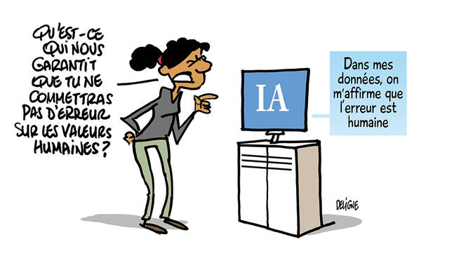 ©Dessin Frédéric Deligne
