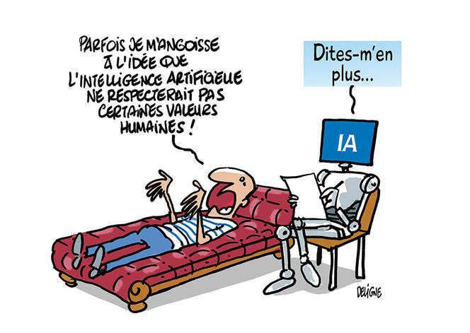 ©Dessin Frédéric Deligne