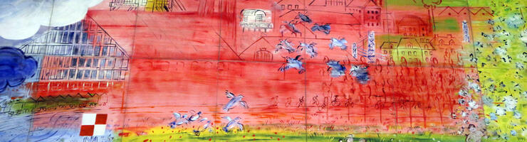 Photo Francesco Bini (Extrait de «La Fée électricité», Raoul Dufy 1937, Musée d’art moderne de Paris)