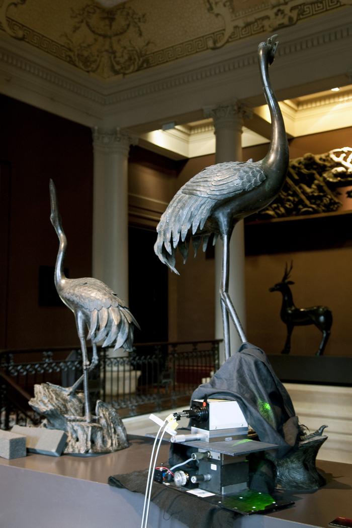  Grues en bronze, musée Cernuschi