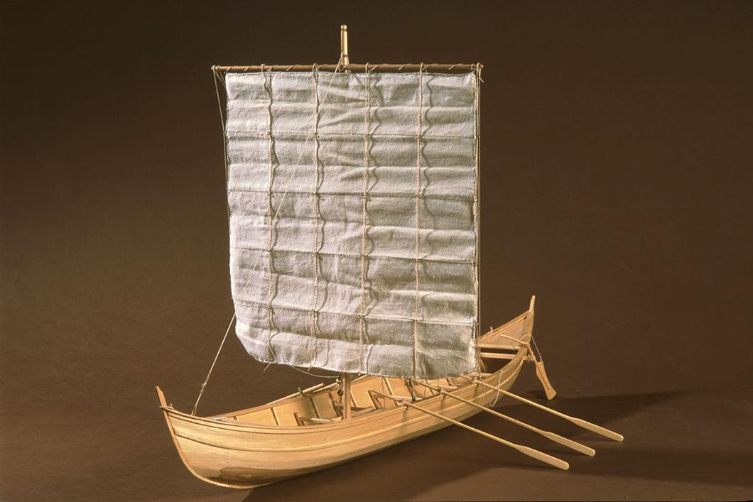 Maquette au 1/10e de l’épave du bateau Gyptis