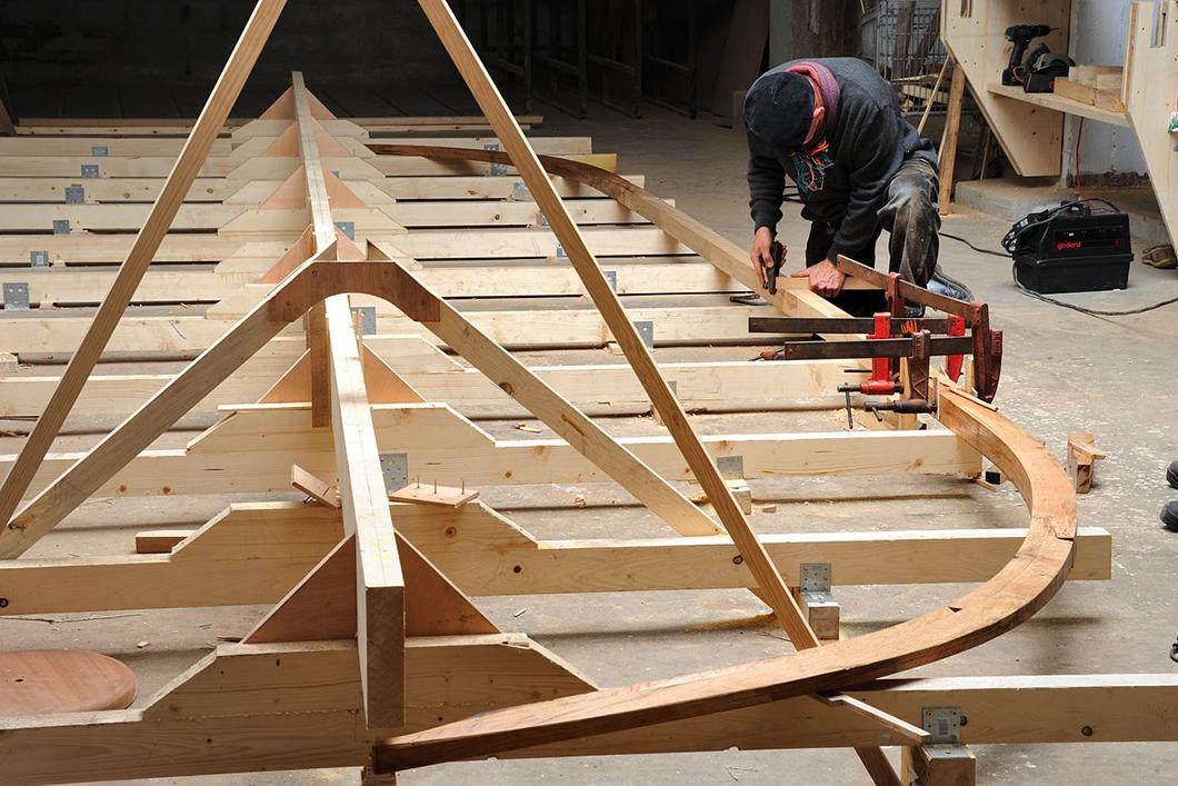 Construction du bateau Gyptis, Chantier naval Borg