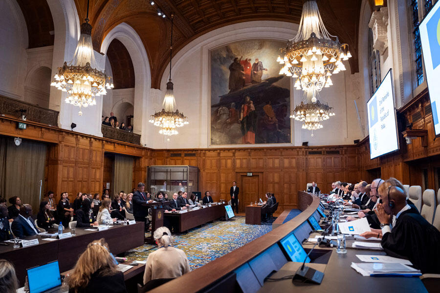 Auditions à la Cour internationale de justice pendant lesquelles les juges doivent décider si les pays ont l’obligation d’agir contre le changement climatique