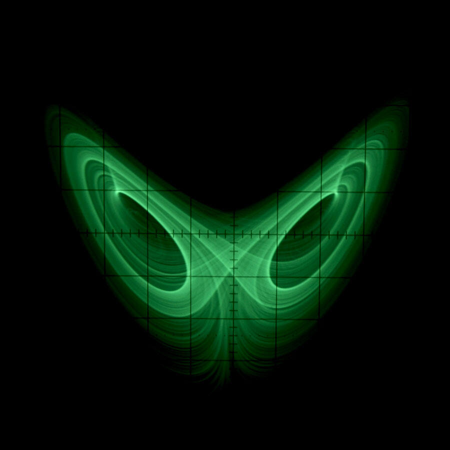  Attracteur de Lorenz sur ordinateur analogique et oscilloscope