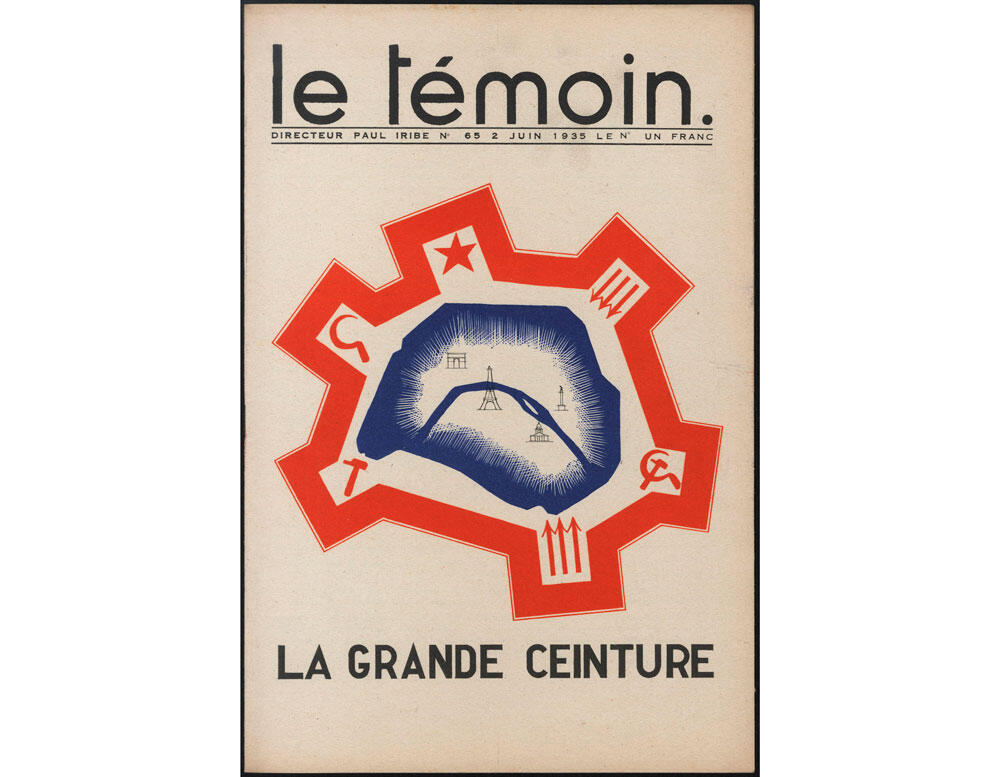 couverture du numéro 65 de l’hebdomadaire satirique « Le Témoin », 2 juin 1935, de Paul Iribe (collection particulière)