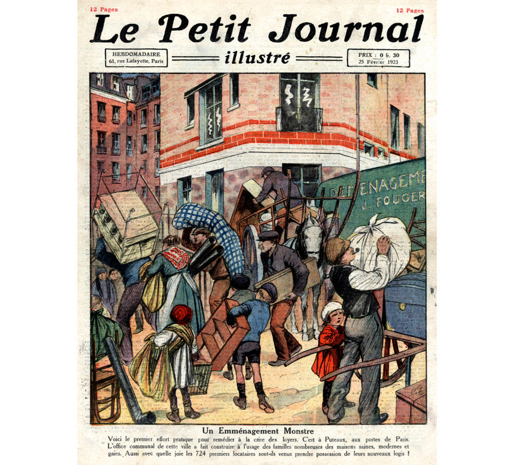 Une du « Petit Journal » du 25 février 1923. Illustration anonyme. Collection particulière