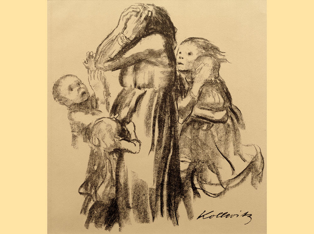 Kathe Kollwitz 1920, Staatsgalerie © Akg-Images