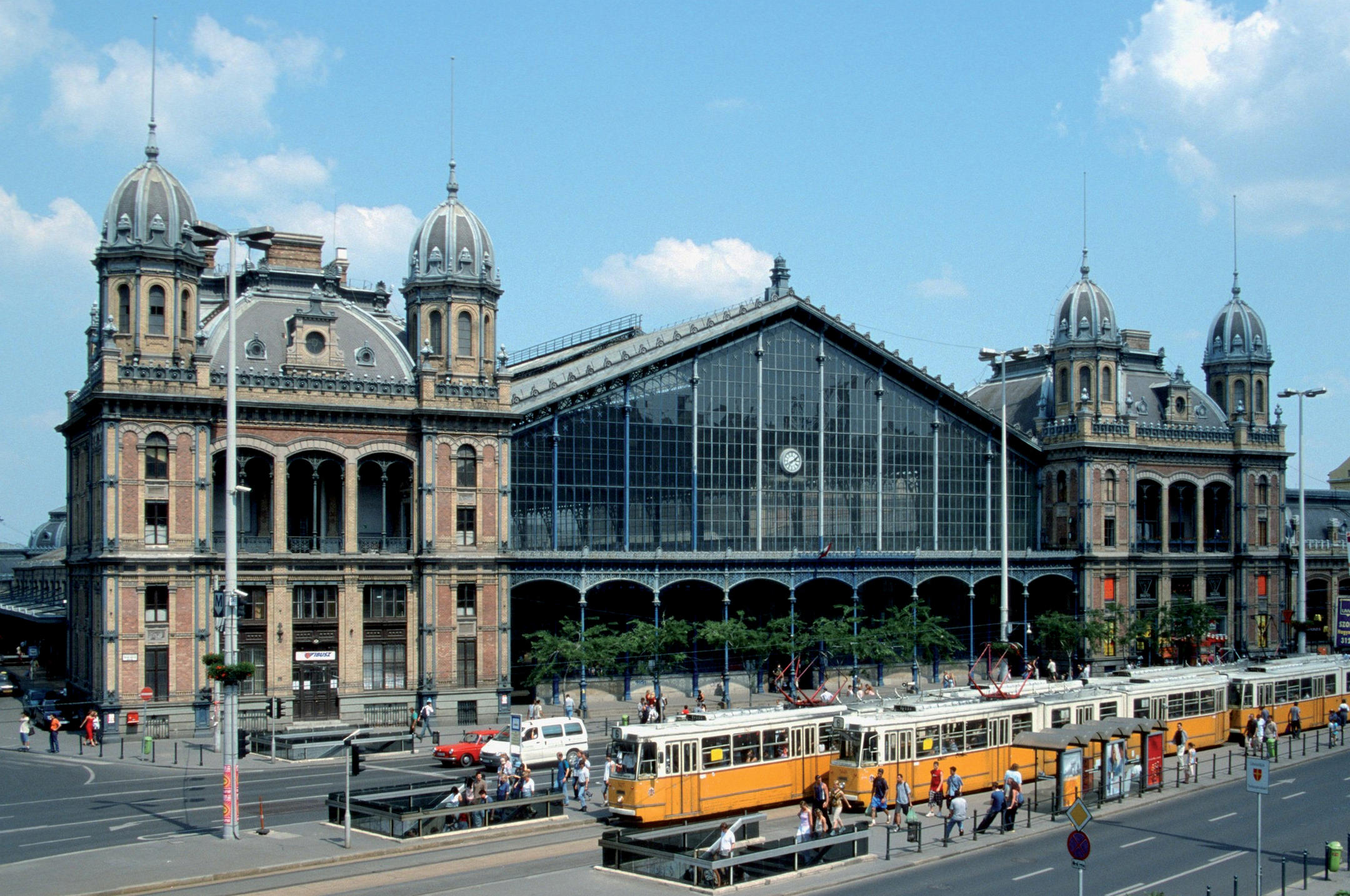 La gare de Budapest en Hongrie