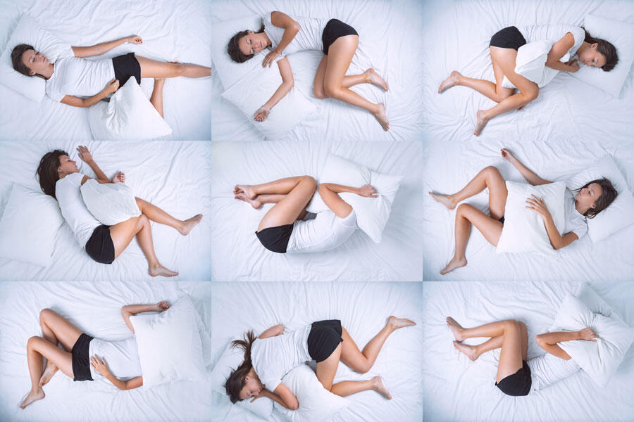 Nos mouvements pendant le sommeil : 9 positions dans un lit