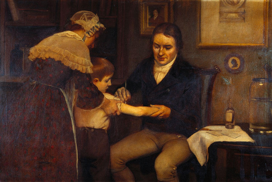 Tableau représentant E Jenner