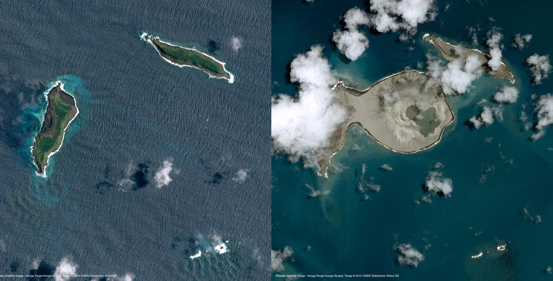 Nouvelle île dans l'archipel des Tonga