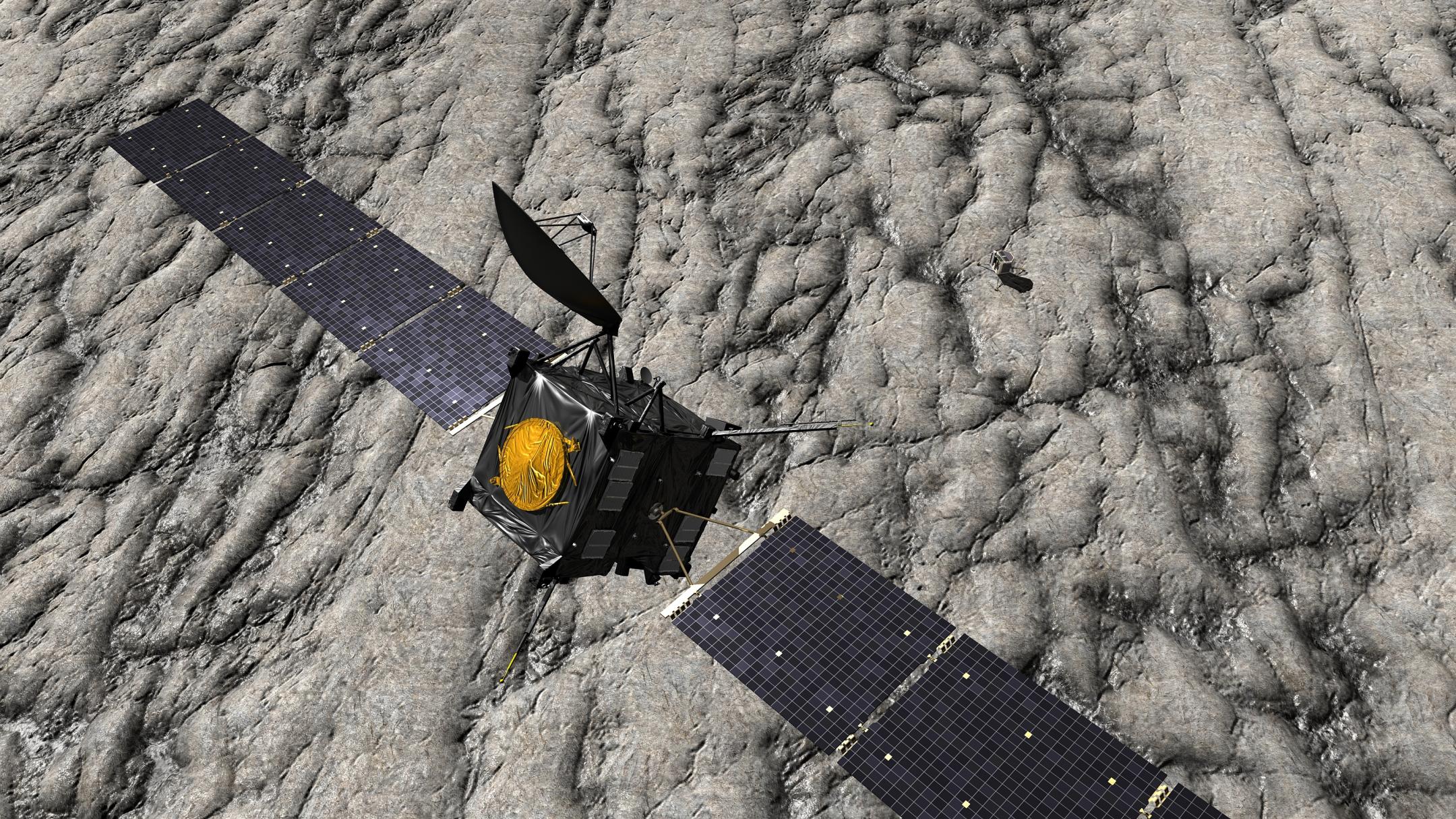 La sonde Rosetta en approche de la comète Churyumov-Gerasimenko