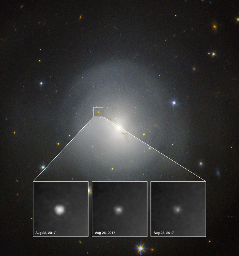©NASA and ESA. Acknowledgment: A.J. Levan (U. Warwick), N.R. Tanvir (U. Leicester), and A. Fruchter and O. Fox (STScI)