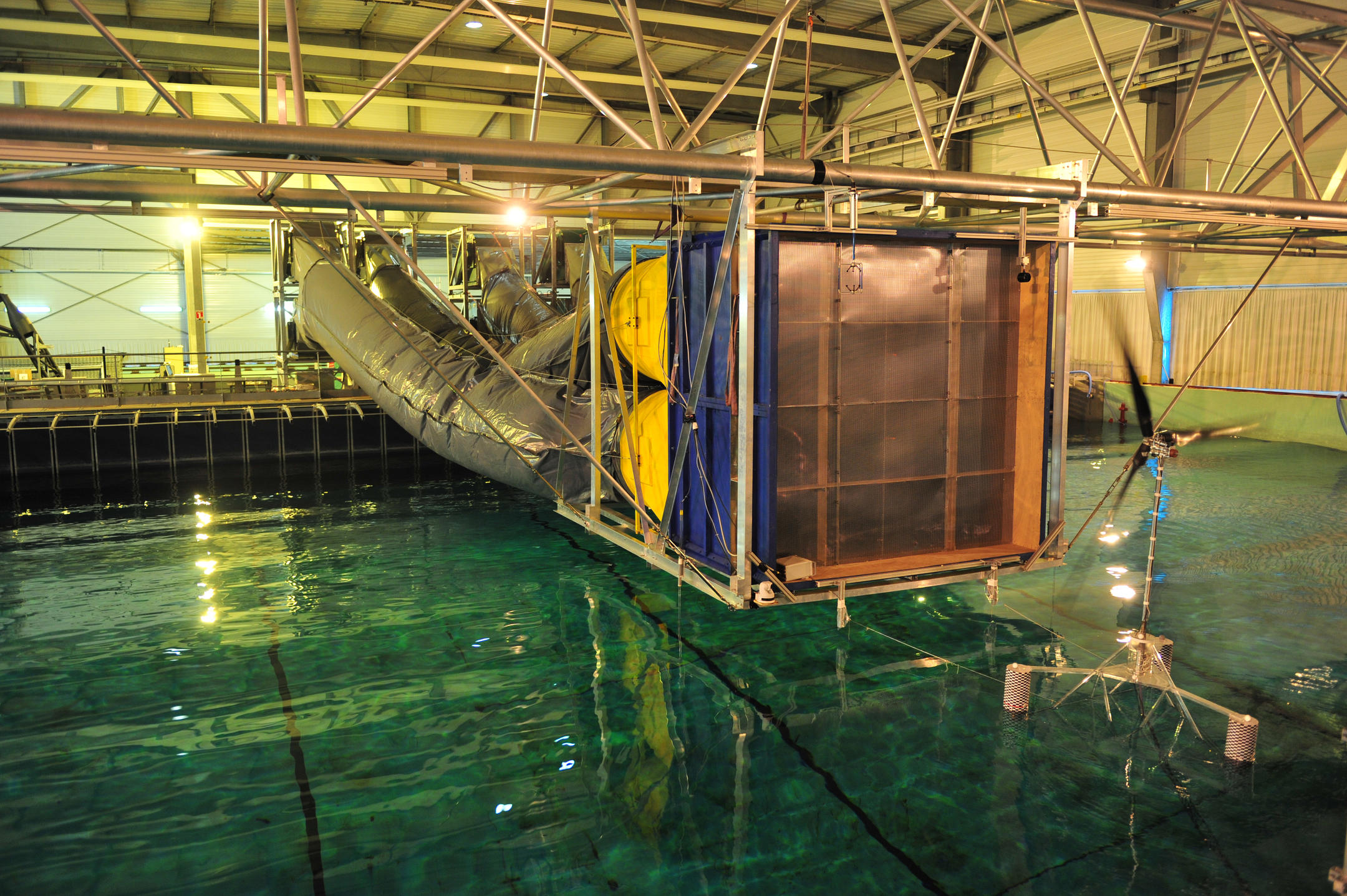 Grand hall hydrodynamique de l'Ecole Centrale de Nantes